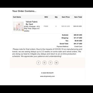 Revelry Emerald Green - 613 Fabric (4 Yards)